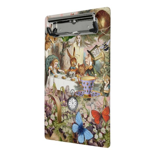 Alice im Wunderland Tee Party Kunst Mini Klemmbrett (Gewinkelt2)