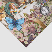 Alice im Wunderland Tee Party Kunst Seidenpapier (Ausschnitt)