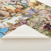 Alice im Wunderland Tee Party Kunst Sherpadecke (3/4)