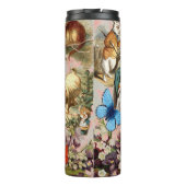 Alice im Wunderland Tee Party Kunst Thermosbecher (Rückseite)