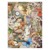 Alice im Wunderland Tee Party Kunst Tischdecke (Vorderseite)
