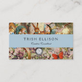 Alice im Wunderland Tee Party Kunst Visitenkarte (Vorderseite)