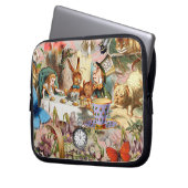 Alice im Wunderland Tee Party Laptopschutzhülle (Vorderseite Links)