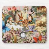 Alice im Wunderland Tee Party Mousepad (Vorne)