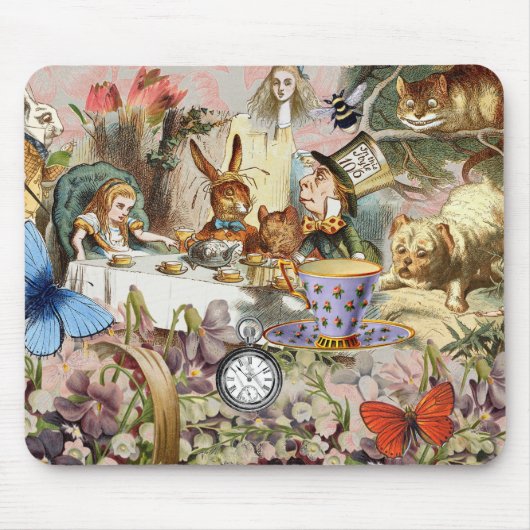 Alice im Wunderland Tee Party Mousepad (Vorne)