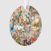 Alice im Wunderland Tee Party Ornament (Vorderseite)