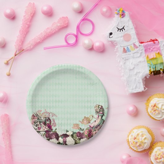 Alice im Wunderland Tee Party Paper Teller (Party)