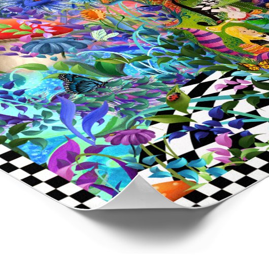 Alice im Wunderland Tee Party Plakat Jureez (Ecke)