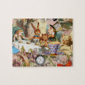 Alice im Wunderland Tee Party Puzzle (Horizontal)
