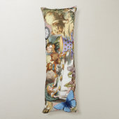 Alice im Wunderland Tee Party Seitenschläferkissen (Rückseite (Vertikal))