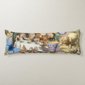 Alice im Wunderland Tee Party Seitenschläferkissen (Vorderseite)