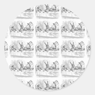 Alice im Wunderland Tee Party Stickers
