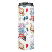 Alice im Wunderland Tee Party Themenmuster Thermosbecher (Rückseite)