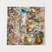 Alice im Wunderland Tee Party Wandteppich (Vorderseite (Horizontal))