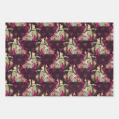 Alice im Wunderland Tee Time Wrapping Paper Sheets Geschenkpapier Set (Vorderseite)