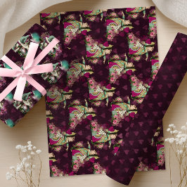 Alice im Wunderland Tee Time Wrapping Paper Sheets Geschenkpapier Set