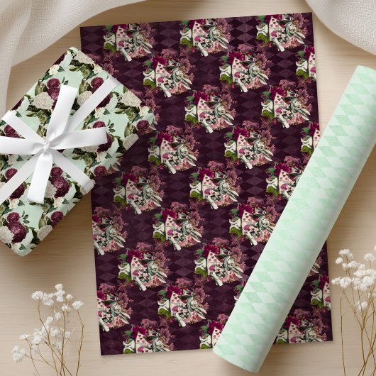 Alice im Wunderland Tee Time Wrapping Paper Sheets Geschenkpapier Set
