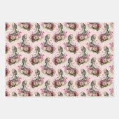 Alice im Wunderland Tee Time Wrapping Paper Sheets Geschenkpapier Set (Vorderseite)