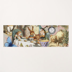Alice im Wunderland Teeparty Kunst Yogamatte