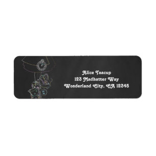 Alice im Wunderland-Teepartys chalkboard Whimsical