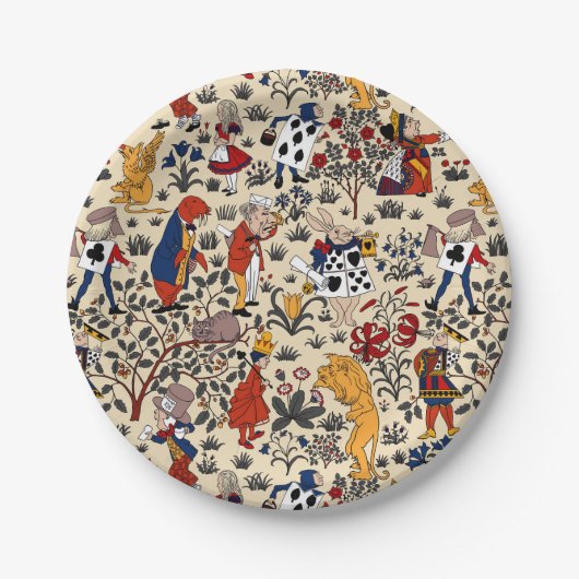 Alice im Wunderland Teller für kleine Papiere (Vorderseite)