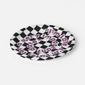 Alice im Wunderland-Teller - Weißes Kaninchen-Zita Pappteller (Schrägansicht)