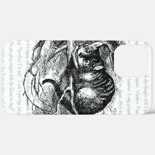 Alice im Wunderland | The Cheshire Cat Case Mate i (Hinten (horizontal))