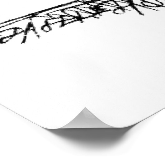 Alice im Wunderland - The Herald (Weißkaninchen) Poster (Ecke)