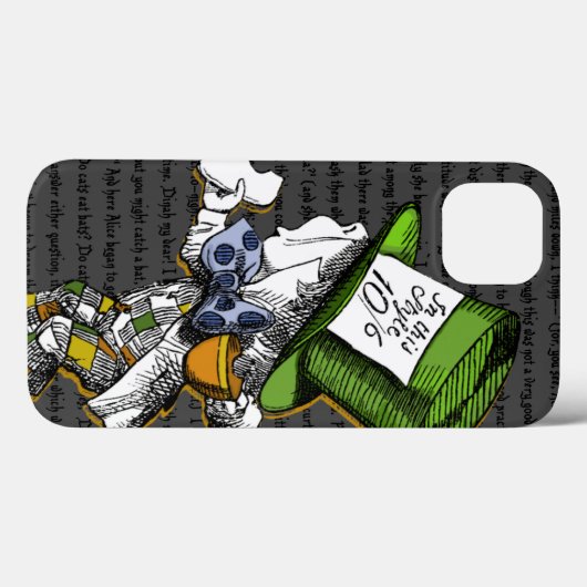 Alice im Wunderland | The Mad Hatter Case Mate iPh (Rückseite (Horizontal))