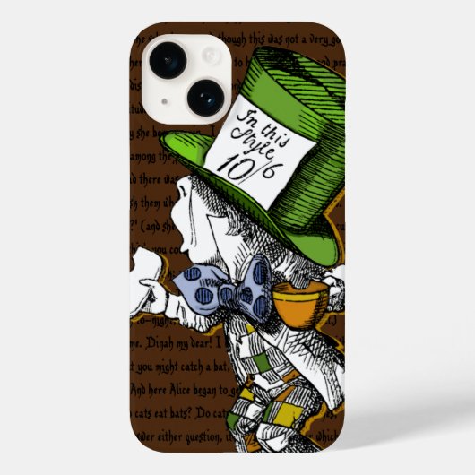 Alice im Wunderland | The Mad Hatter Case Mate iPh (Rückseite)