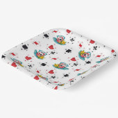 Alice im Wunderland Thema Black Paper Teller (Gewinkelt)