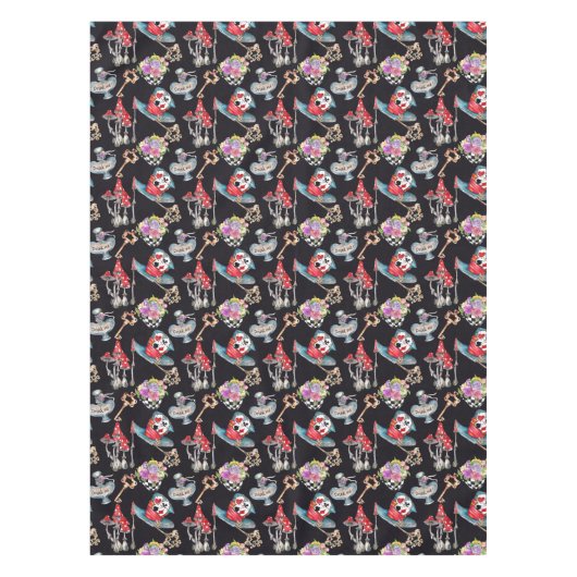 Alice im Wunderland Theme Tischdecke (Vorderseite)