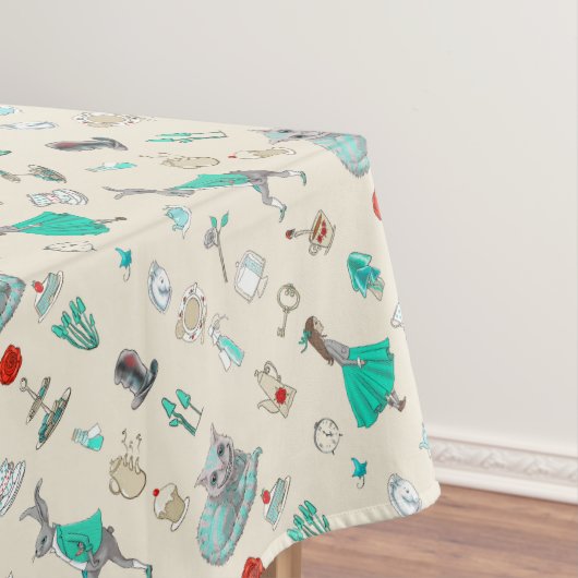 Alice im Wunderland Tischdecke (Beispiel)