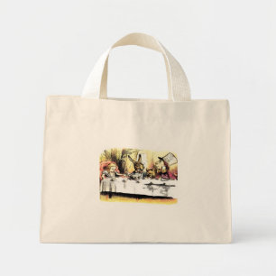 ALICE IM WUNDERLAND TOTE BAG - SCHULE - GIFTS MINI STOFFBEUTEL