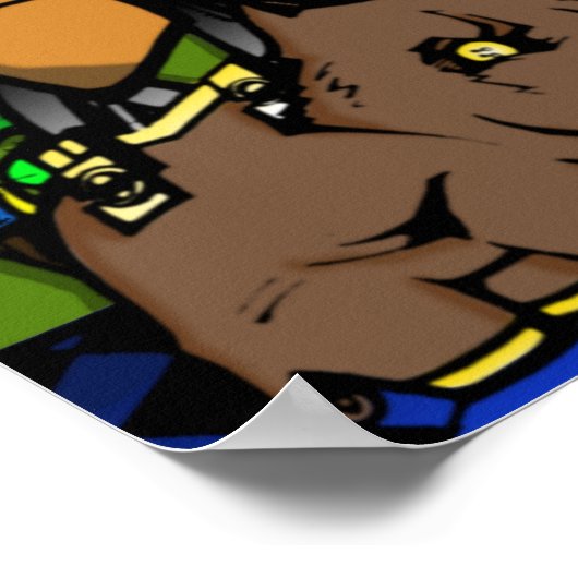 Alice im Wunderland trifft Zauberer von oz Poster (Ecke)