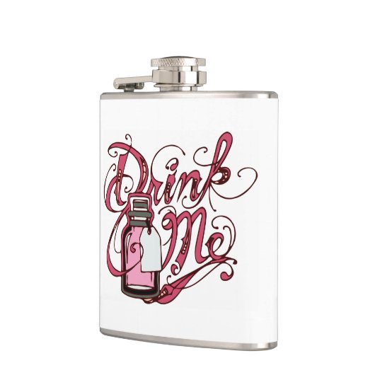 Alice im Wunderland "trinken mich" Flasche Flachmann (Links)