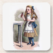Alice im Wunderland trinken mich Getränkeuntersetzer (Vorderseite)