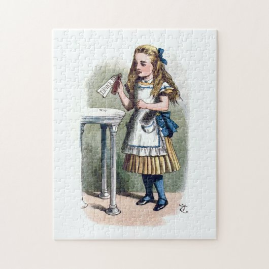 Alice im Wunderland trinken mich Puzzle (Vertikal)