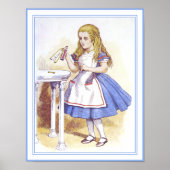 Alice im Wunderland - trinken Poster (Vorne)