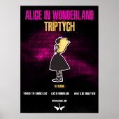 "Alice im Wunderland: Triptych"-Poster Poster (Vorne)