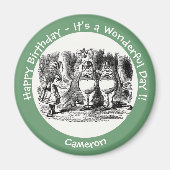 Alice im Wunderland Tweedledum & Tweedledeh Party Magnet (Vorne)