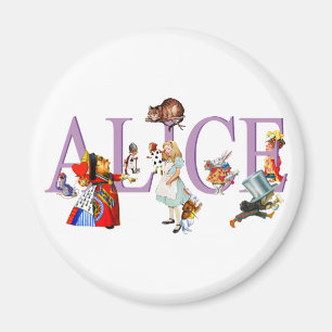 ALICE IM WUNDERLAND U. FREUNDE MAGNET