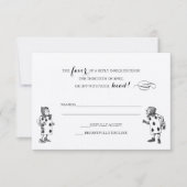 Alice im Wunderland-UAWG-Antwortkarte RSVP Karte (Vorderseite)
