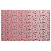Alice im Wunderland über Krim/Weiß gestrichen Stoff (Fat Quarter (45,7 x 55,9 cm))