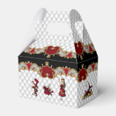 Alice im Wunderland über Krimson und White Geschenkschachtel (Rückseite)