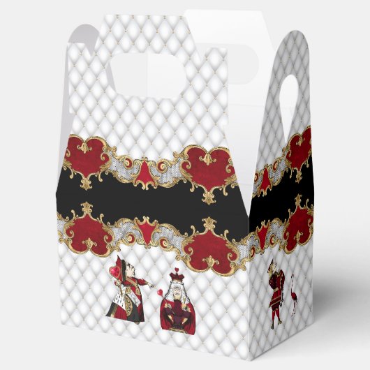 Alice im Wunderland über Krimson und White Geschenkschachtel (Geöffnet)