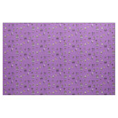 Alice im Wunderland über Lila Harlequin Stoff (Fat Quarter (45,7 x 55,9 cm))