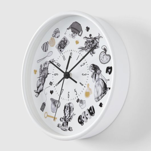 Alice im Wunderland Uhr (Winkel)