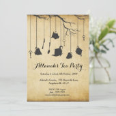 Alice im Wunderland Unbirthday Einladung (Stehend Vorderseite)