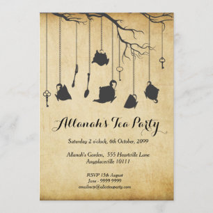 Alice im Wunderland Unbirthday Einladung